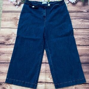 ❤️Gibson Latimer Dark Blue Flare & Wide Leg Jeans